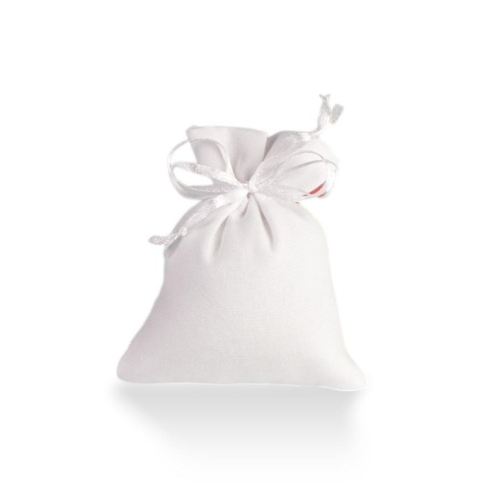 SACCHETTO COTONE 8X10 BIANCO PC